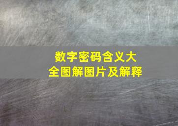 数字密码含义大全图解图片及解释