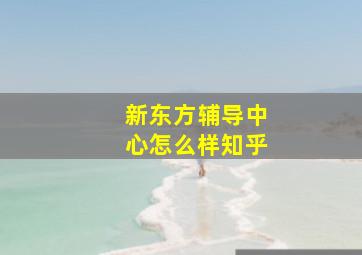 新东方辅导中心怎么样知乎