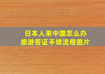 日本人来中国怎么办旅游签证手续流程图片