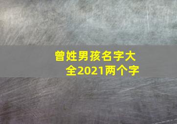 曾姓男孩名字大全2021两个字