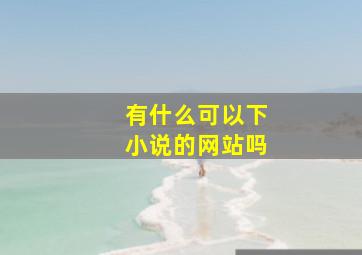 有什么可以下小说的网站吗