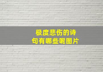 极度悲伤的诗句有哪些呢图片