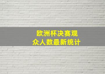 欧洲杯决赛观众人数最新统计