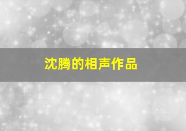 沈腾的相声作品