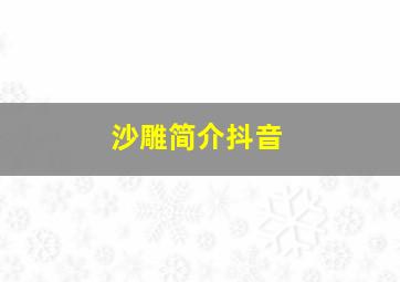 沙雕简介抖音