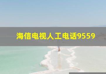 海信电视人工电话9559