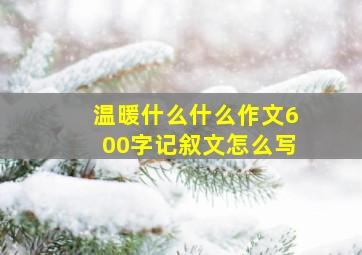 温暖什么什么作文600字记叙文怎么写