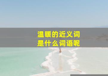 温暖的近义词是什么词语呢