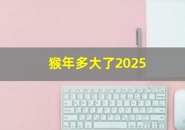 猴年多大了2025