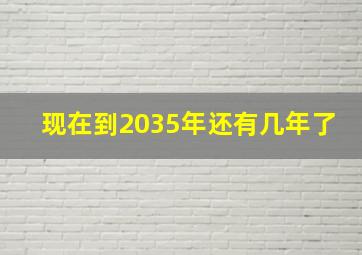 现在到2035年还有几年了