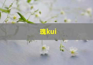 瑰kui