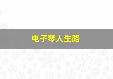 电子琴人生路