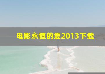 电影永恒的爱2013下载