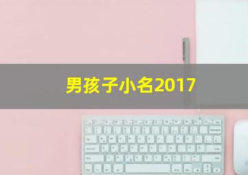 男孩子小名2017