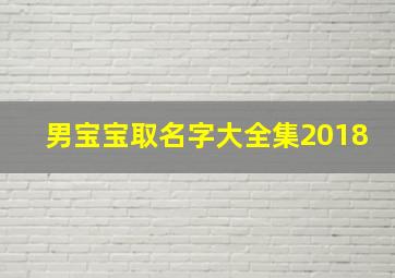 男宝宝取名字大全集2018