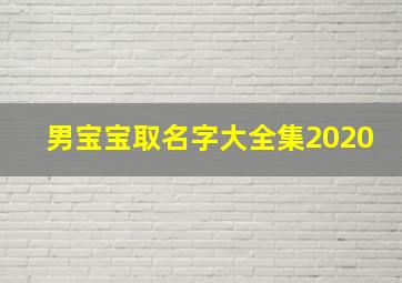 男宝宝取名字大全集2020