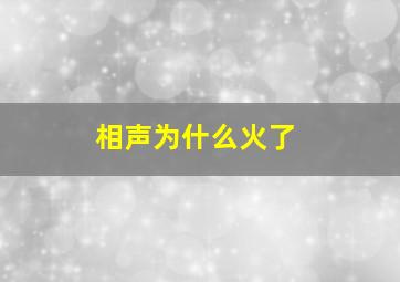 相声为什么火了