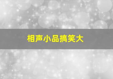 相声小品搞笑大