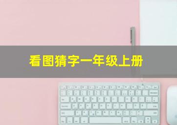 看图猜字一年级上册