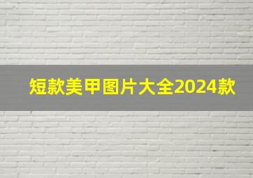 短款美甲图片大全2024款