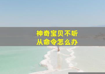 神奇宝贝不听从命令怎么办