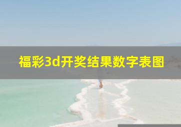 福彩3d开奖结果数字表图