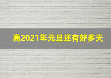 离2021年元旦还有好多天