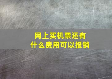 网上买机票还有什么费用可以报销