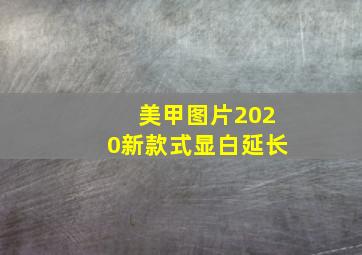 美甲图片2020新款式显白延长