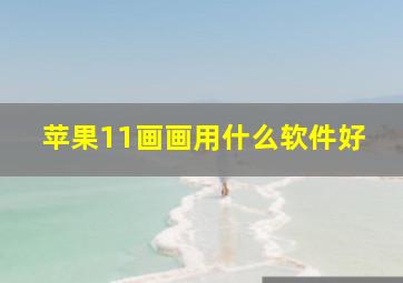 苹果11画画用什么软件好