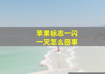 苹果标志一闪一灭怎么回事