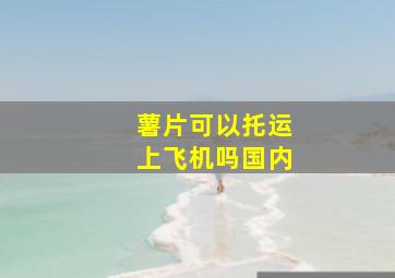 薯片可以托运上飞机吗国内