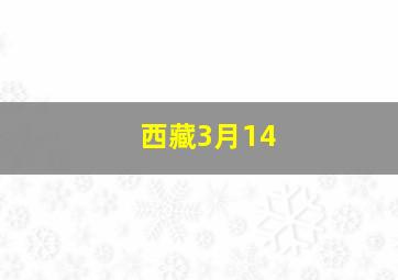 西藏3月14