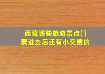 西藏哪些旅游景点门票进去后还有小交费的