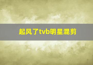 起风了tvb明星混剪