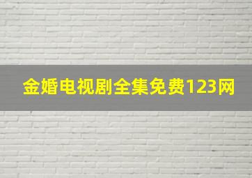 金婚电视剧全集免费123网