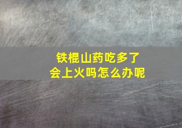 铁棍山药吃多了会上火吗怎么办呢