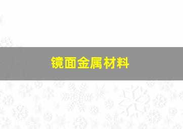 镜面金属材料