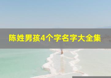 陈姓男孩4个字名字大全集