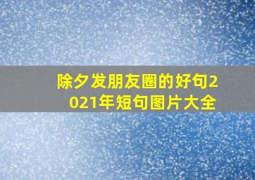 除夕发朋友圈的好句2021年短句图片大全