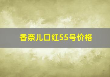 香奈儿口红55号价格