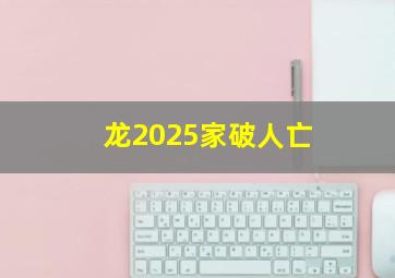 龙2025家破人亡