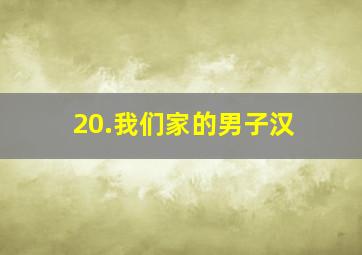 20.我们家的男子汉