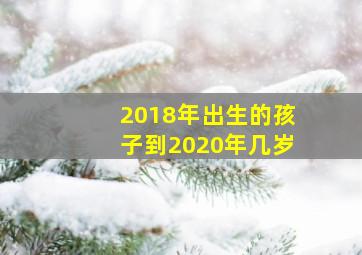 2018年出生的孩子到2020年几岁