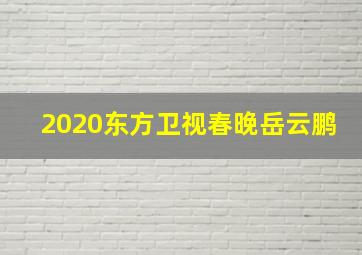 2020东方卫视春晚岳云鹏