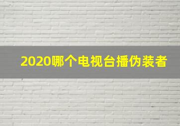 2020哪个电视台播伪装者