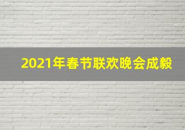 2021年春节联欢晚会成毅