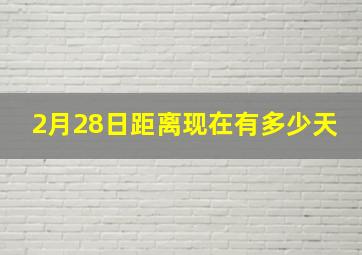 2月28日距离现在有多少天