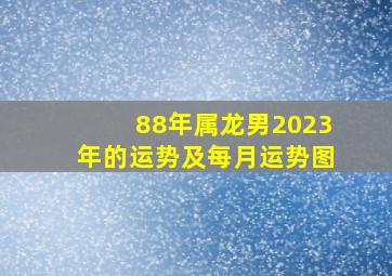 88年属龙男2023年的运势及每月运势图