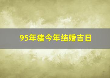 95年猪今年结婚吉日